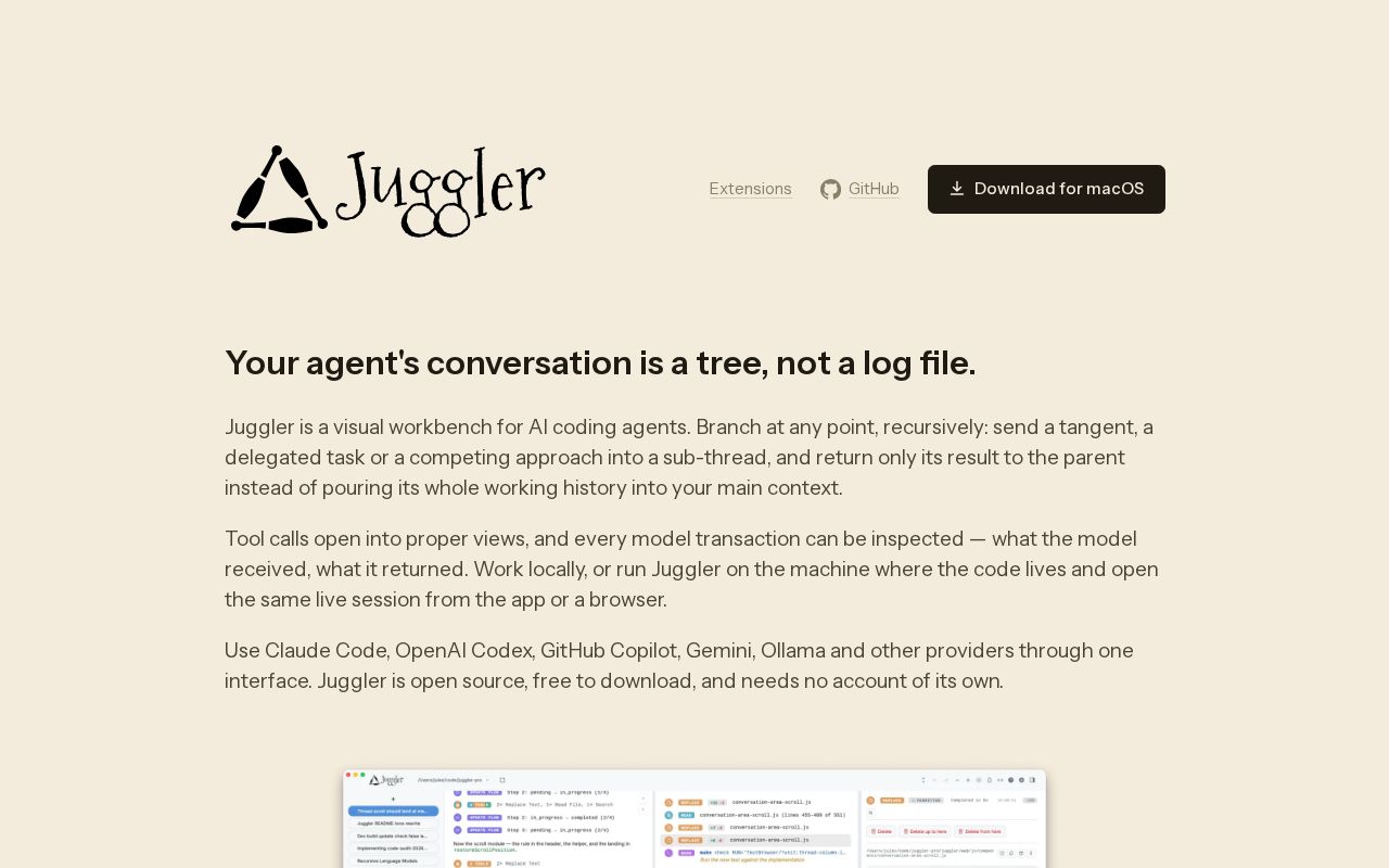 Juggler screenshot 1