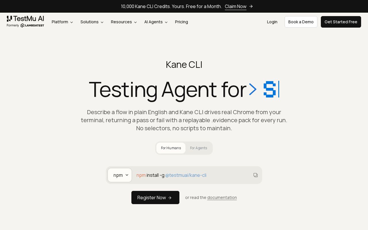 Kane CLI screenshot 1
