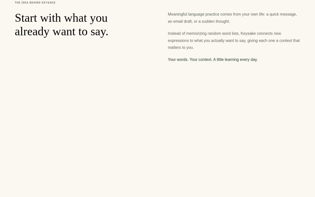 Keysake screenshot 2