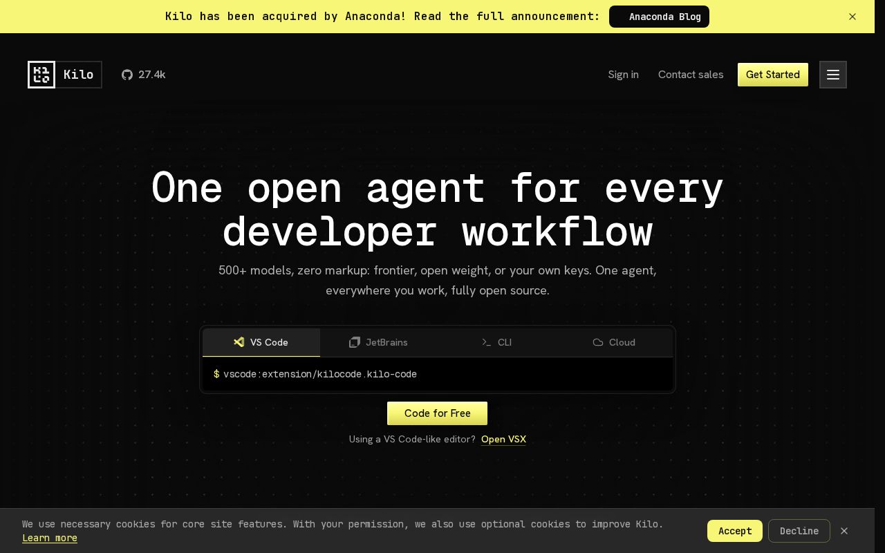 Kilo Code for iOS and Android screenshot 1