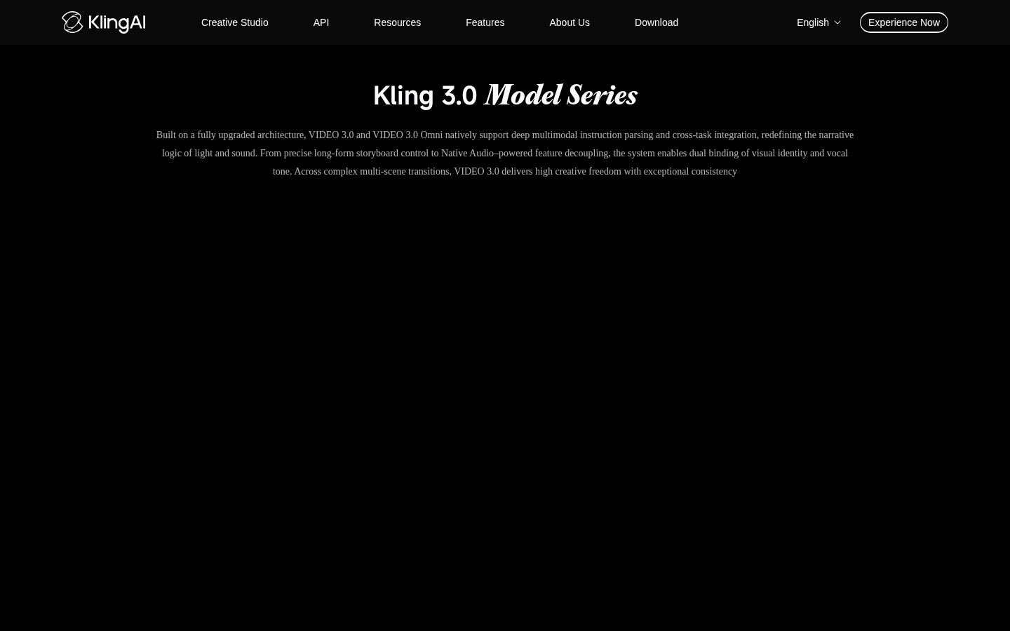 Kling AI screenshot 2