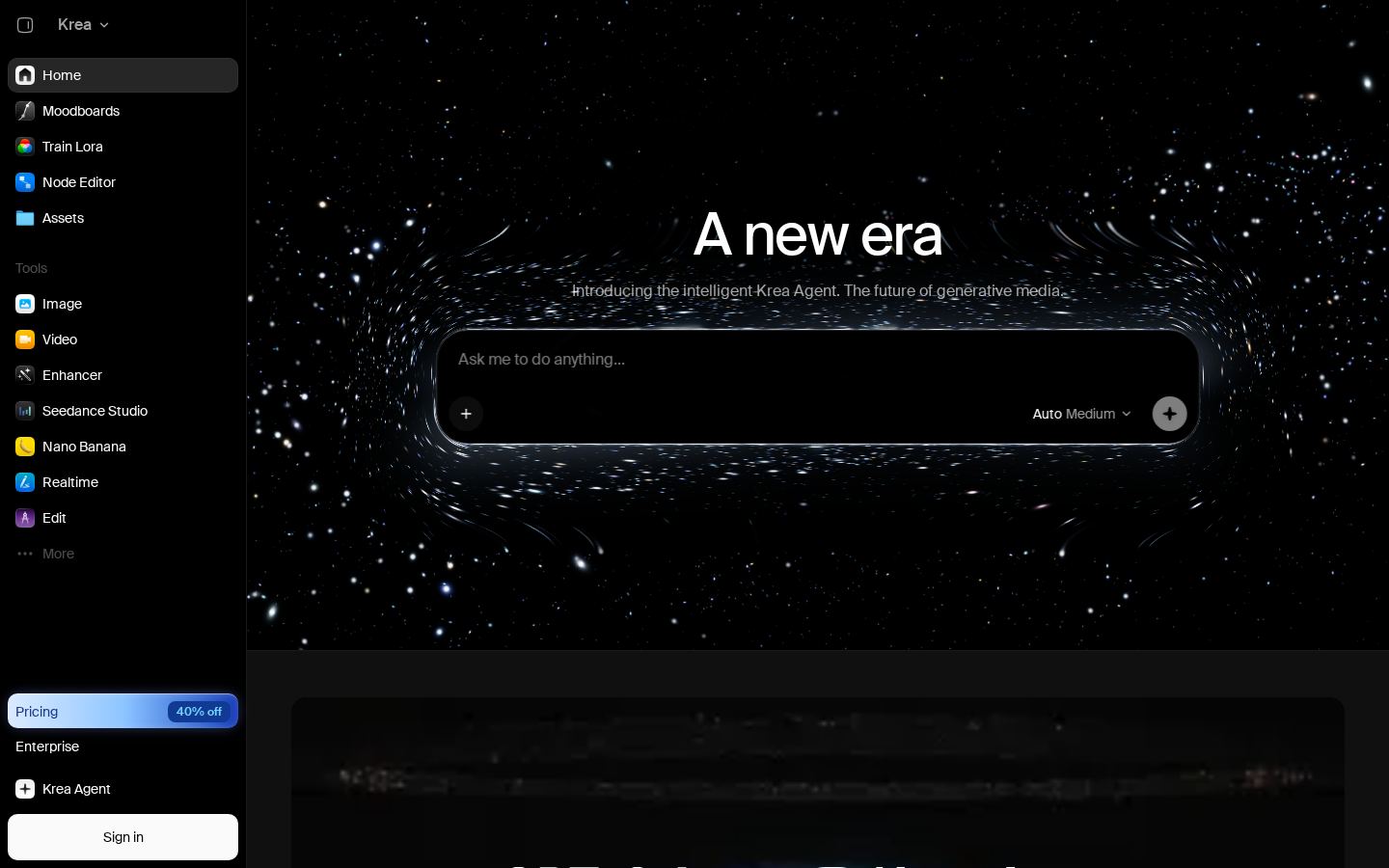 Krea screenshot 1