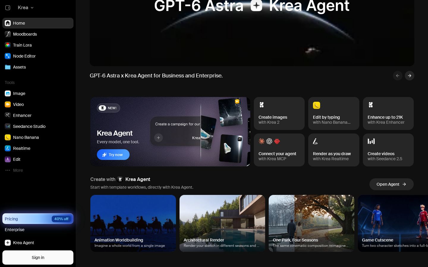 Krea screenshot 2