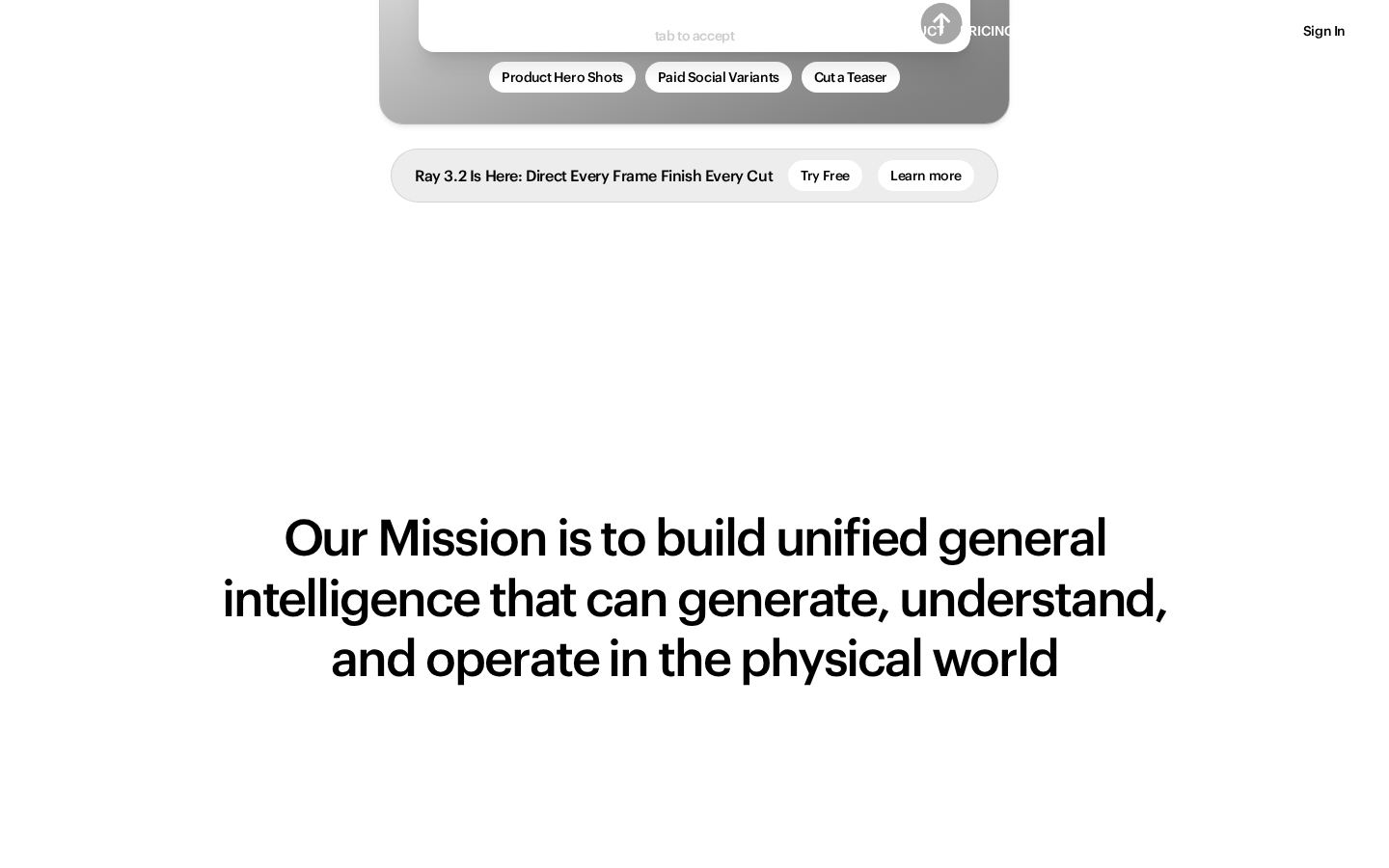 Luma AI screenshot 2