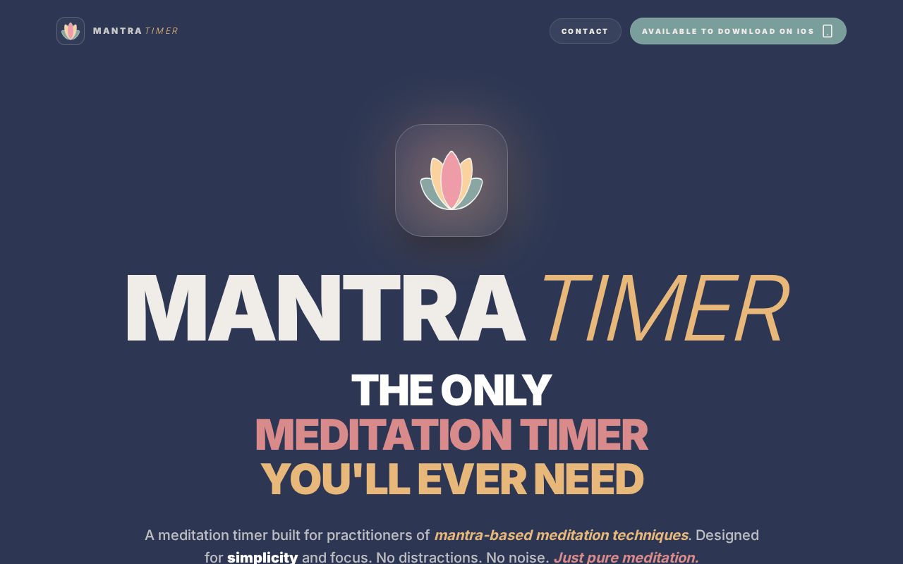 Mantra Timer screenshot 1
