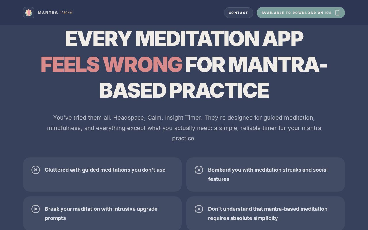 Mantra Timer screenshot 2