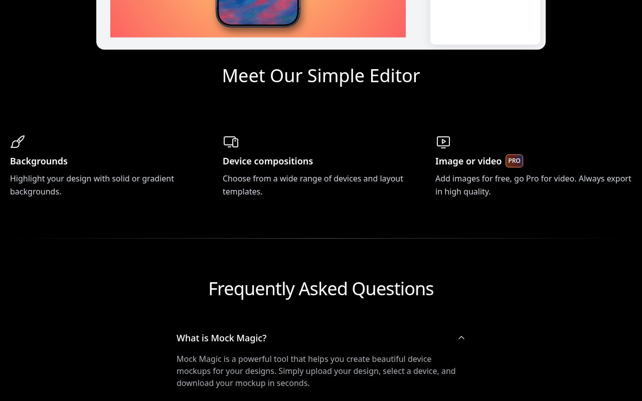 Mock Magic: Video Presets screenshot 2