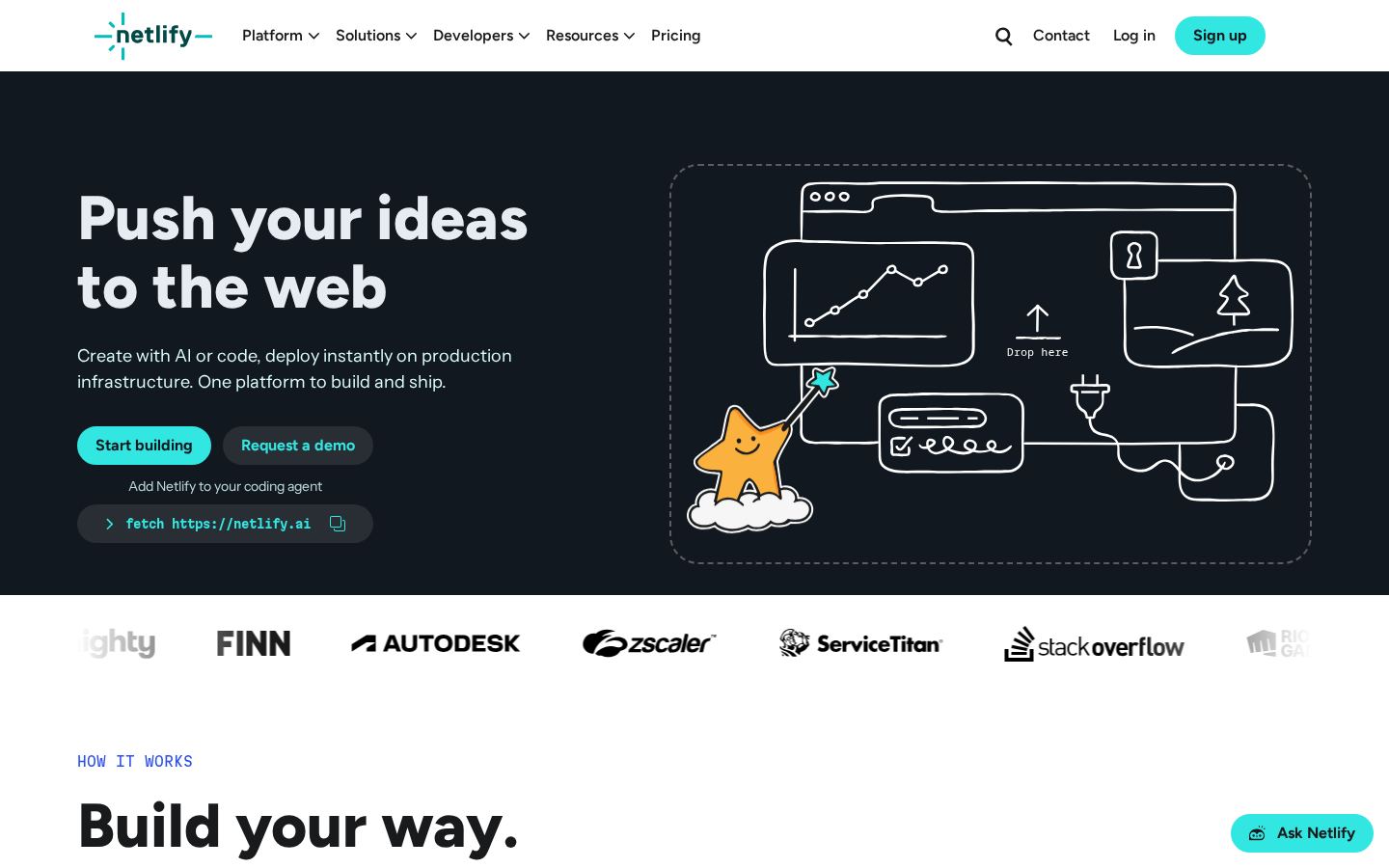 Netlify screenshot 1