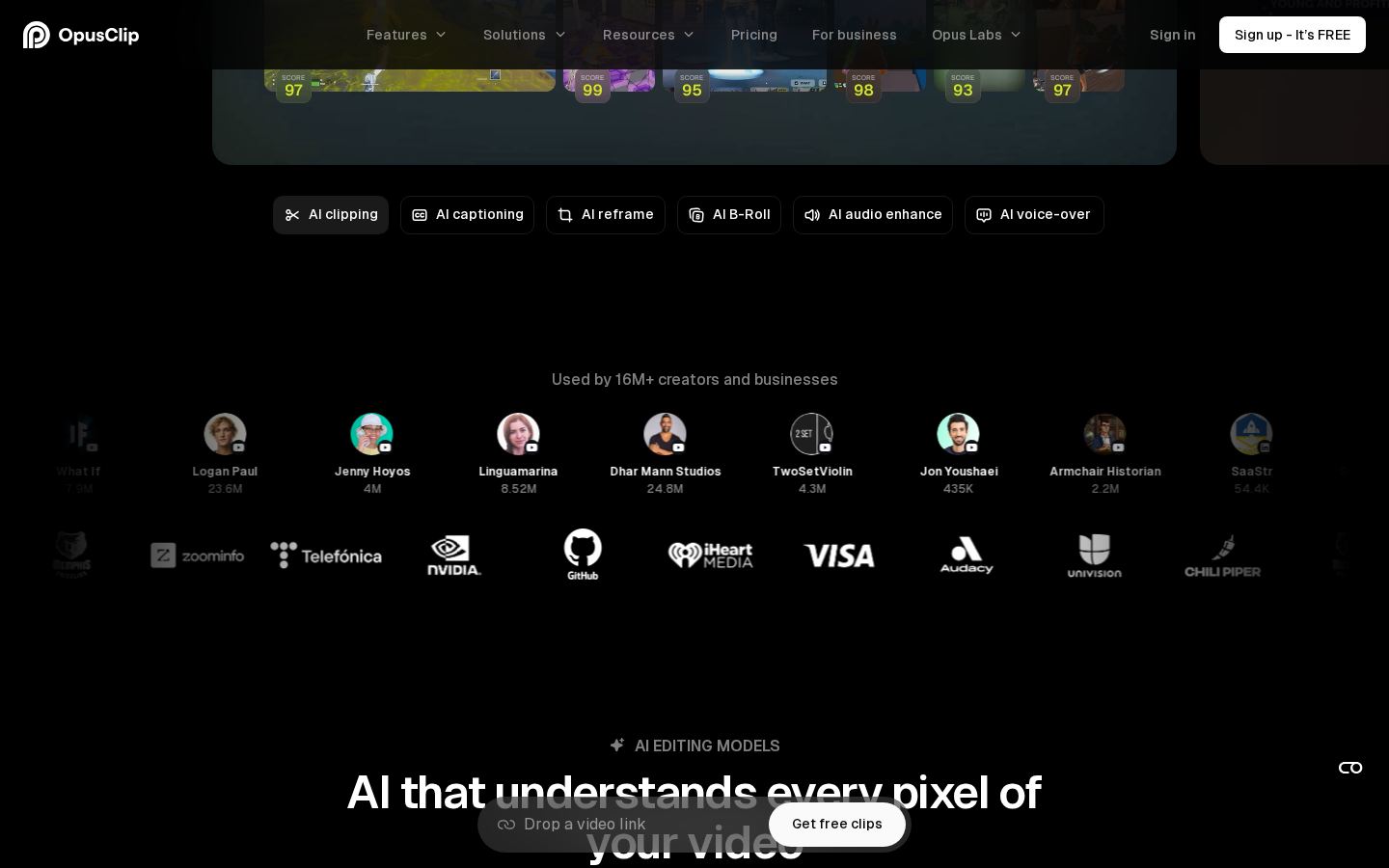 OpusClip screenshot 2