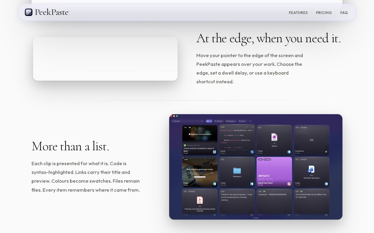PeekPaste screenshot 2