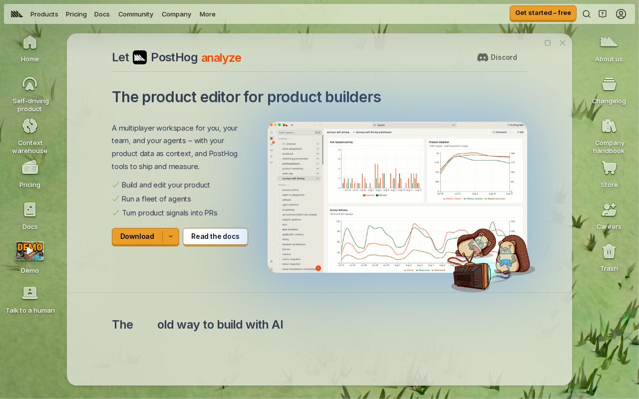 PostHog Desktop screenshot 1