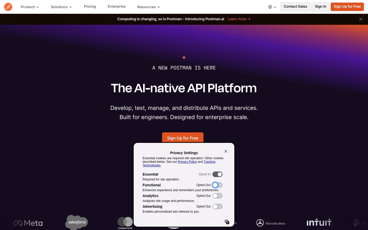 Postman screenshot 1