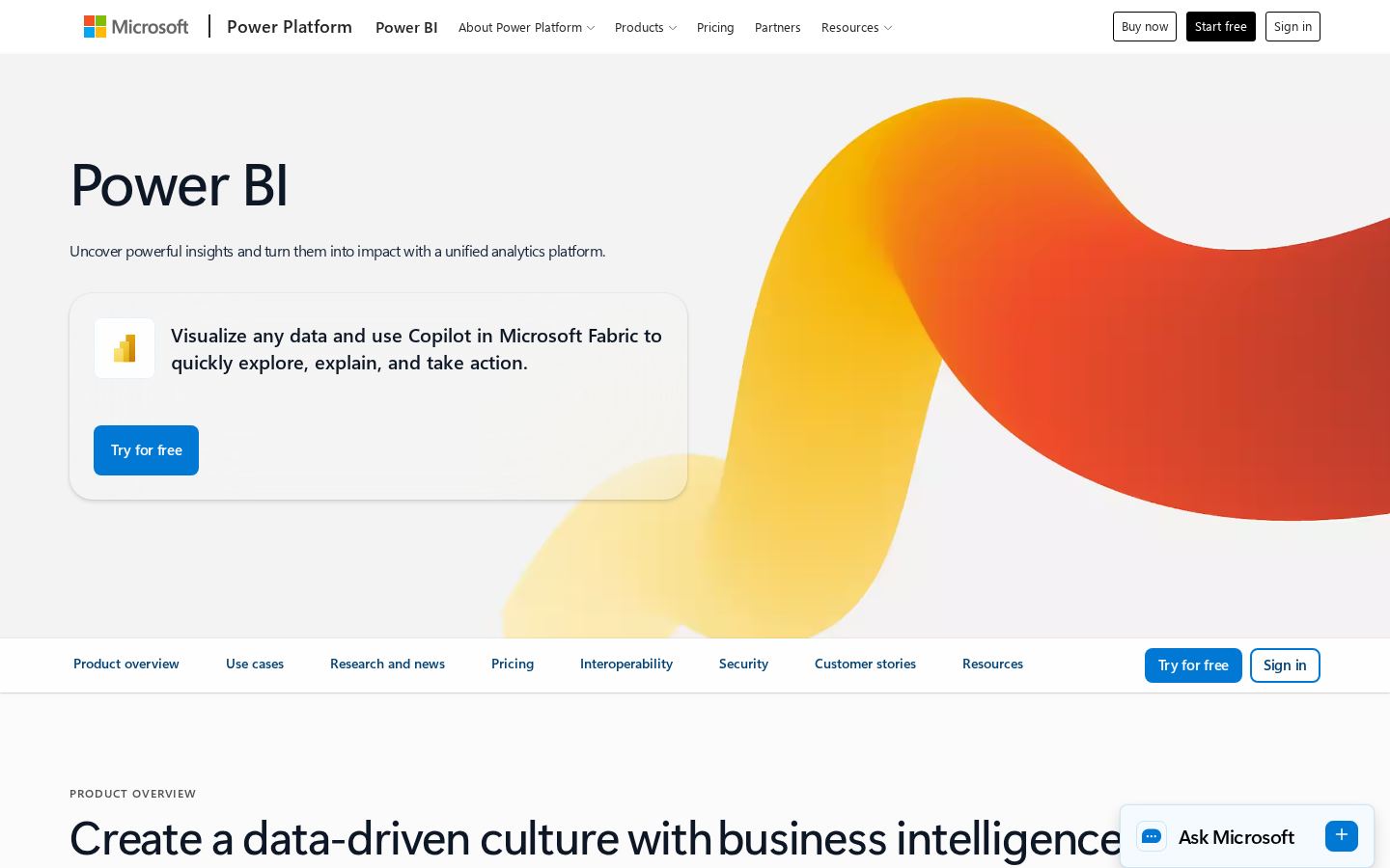 Power BI screenshot 1