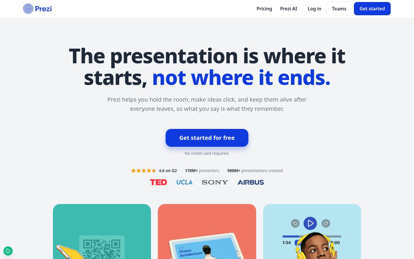 Prezi screenshot 1