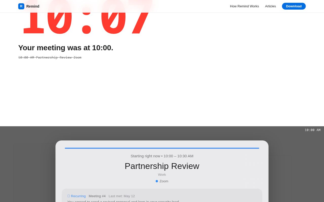 Remind screenshot 2