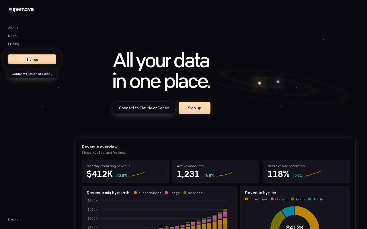 Supernova screenshot 1
