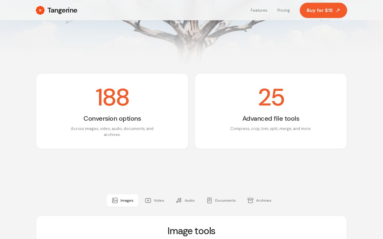 Tangerine screenshot 2