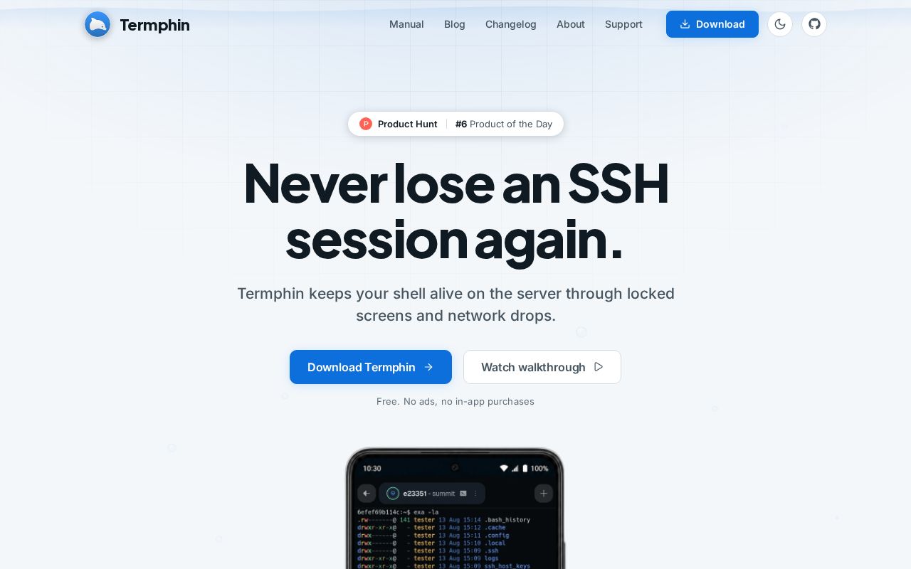 Termphin screenshot 1