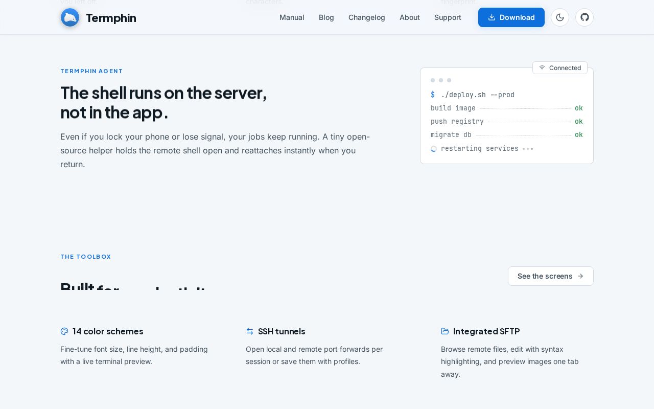 Termphin screenshot 2