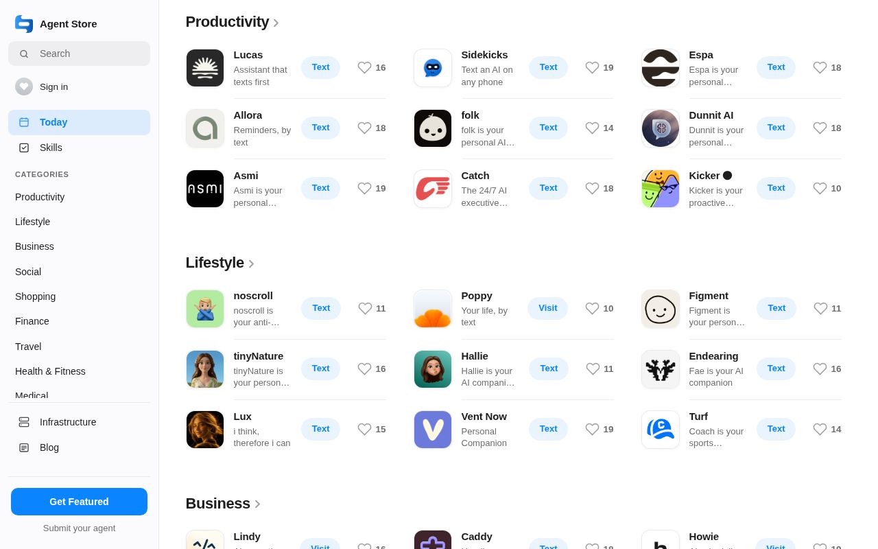 Text Agent Store screenshot 2