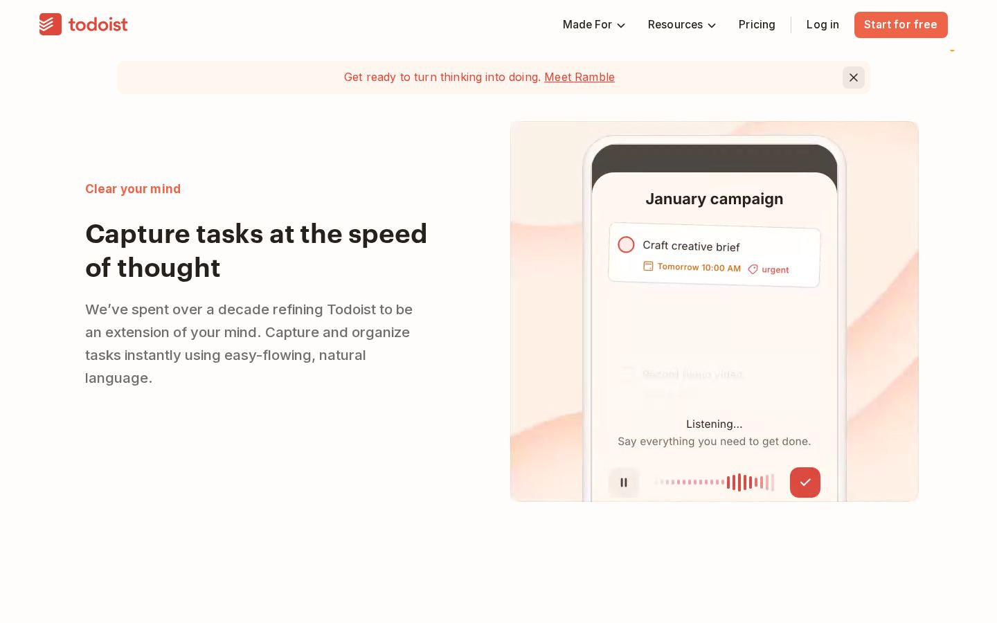 Todoist screenshot 2