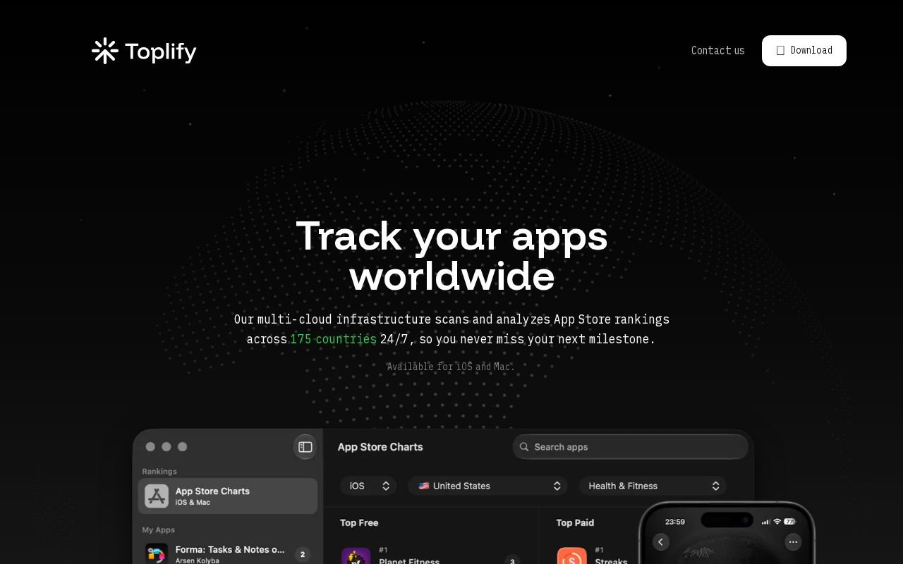 Toplify screenshot 1