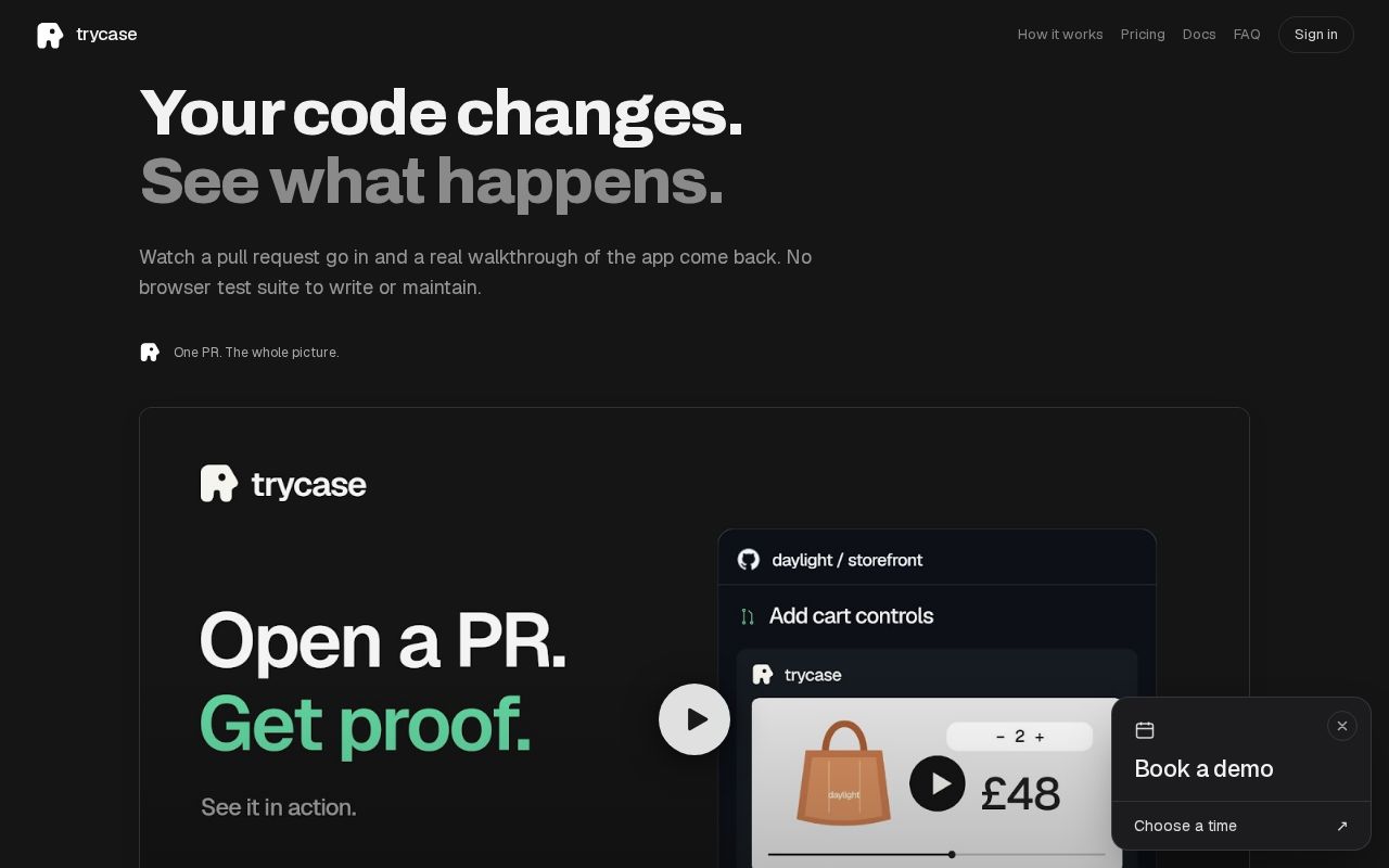 TryCase screenshot 2