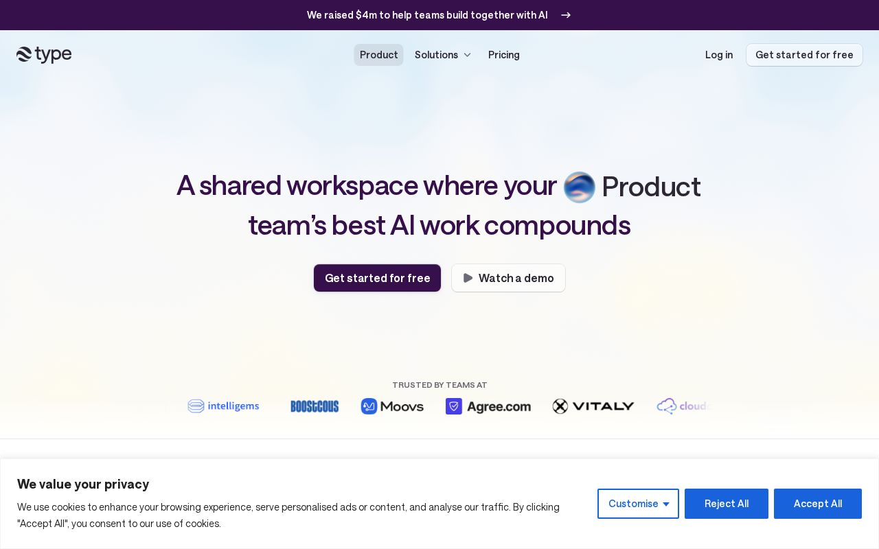 Type.com screenshot 2