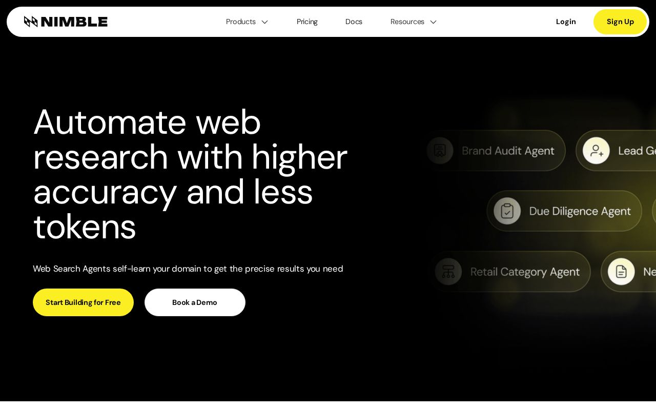 Web Search Agents by Nimble screenshot 1