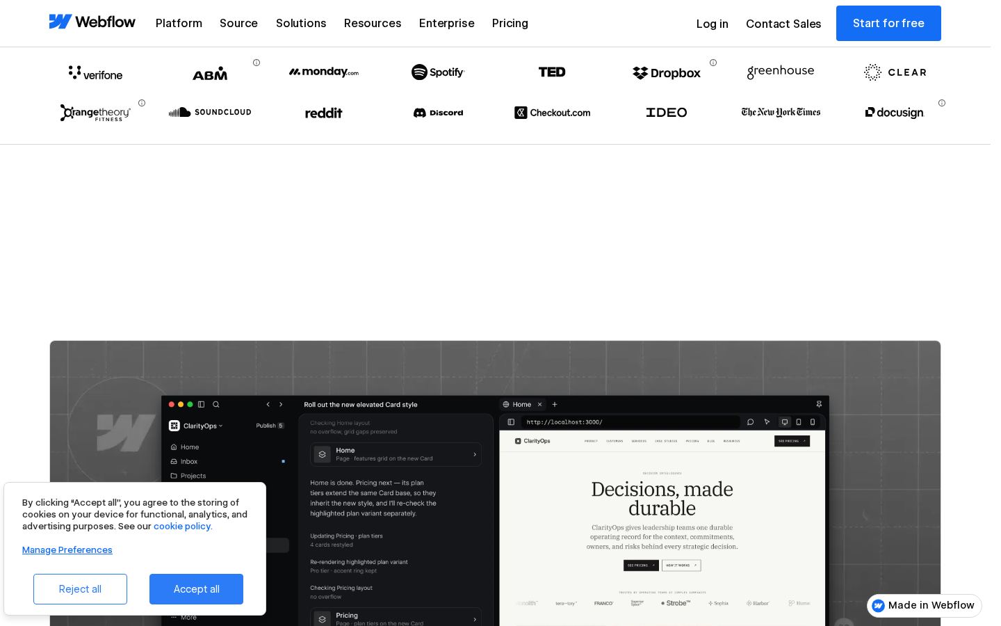 Webflow screenshot 2