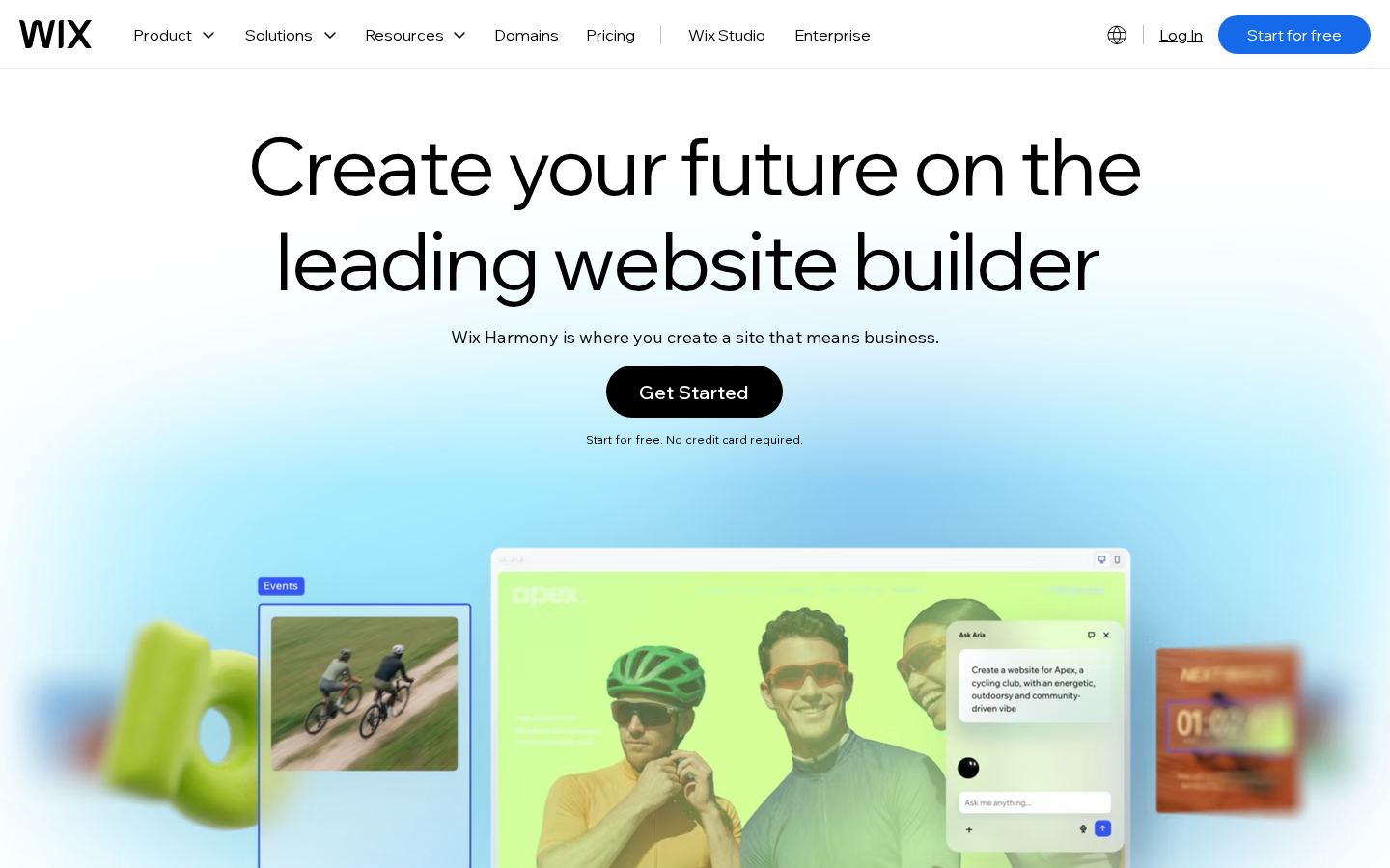 Wix screenshot 1