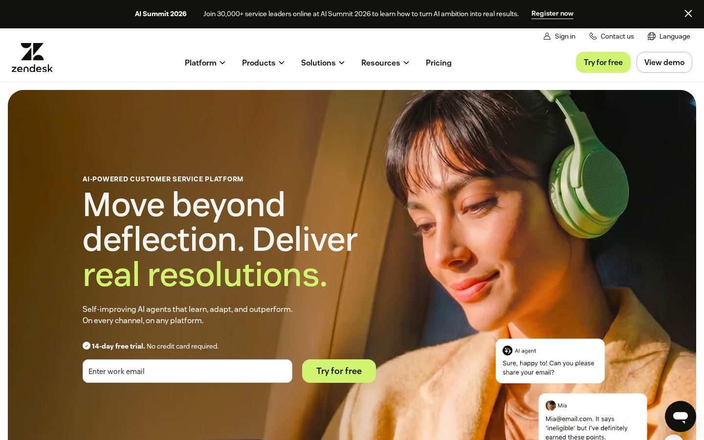 Zendesk screenshot 1