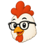 ChickyTutor logo — A private language tutor that knows you better every day.