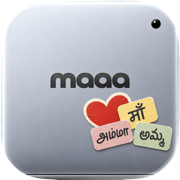 Maaa logo — A mom in your Mac's notch, looking out for you