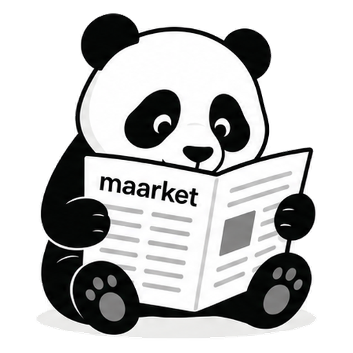 Maarket flat panda icon